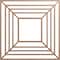 Ekena Millwork Raven Wood Fretwork Pierced Ceiling Medallion, Wood (Paint Grade), 40"OD x 14 5/8"ID x 3/8"T CMWP40X40X0375RAMF - alternate 1
